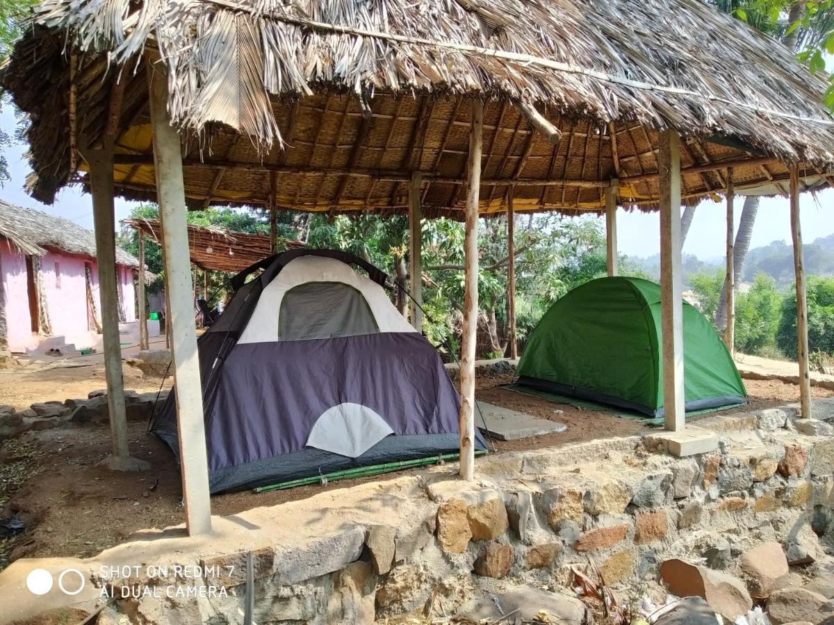 Drunken Monkey Camping Site Hotel Hampi Kültér fotó